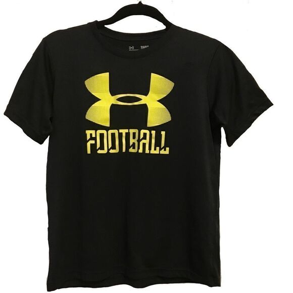 Under Armour Heat Gear Graphic Tee Neon Tee YLJ/G - Picture 1 of 6